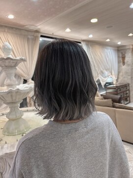 シャンティ 平岸店(Shanti) ○ハイライトカラー/コントラストグレー○菅野裕太