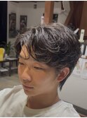 ラフな毛流れ、ニュアンスパーマ