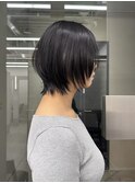ショートボブ/ショートウルフ/ボブウルフ/ウルフボブ
