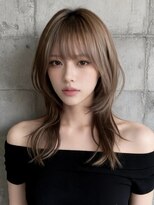 エイチ ウルフカット 大阪梅田(811)&nbsp;くるみちゃんヘアベリーショートマッシュウルフミディアムボブ