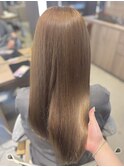 ブリーチなしベージュカラー
