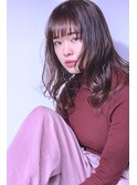 オン眉×大人セミロング