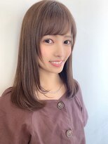 【山田】モテバング　サラつやミディ　ストレート