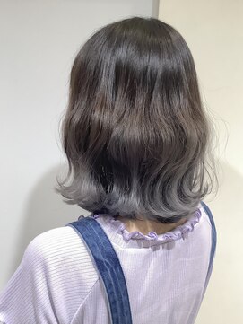 リプルヘアー ウエスト(ripple hair west) シルバーグレーグラデーションカラー