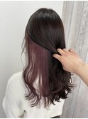 インナーカラー×パープルピンク【CIEL×maki】