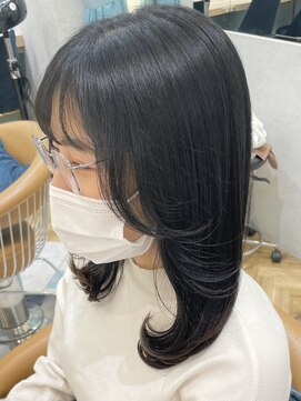 ロンドプランタン 恵比寿(Lond Printemps) 似合わせカットワンカールミディアムヘア