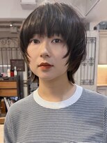 ミンクス渋谷スマートサロン(MINX shibuya smart salon)&nbsp;黒髪 × ショートウルフ
