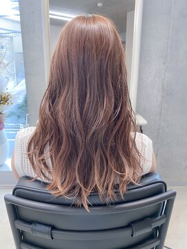 エウペ 渋谷(WEUPE) 斜めバング/グレージュカラー/デザインカラー/シルキーベージュ