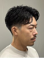 ドルクス 日本橋(Dorcus)&nbsp;大人メンズ　黒髪パーマ　あご髭男子　日本人
