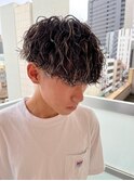 波巻きパーマツイストスパイラルパーマメンズ名駅名古屋