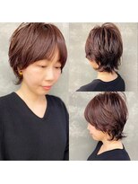 トゥージュ ベル(Toujours Belle)&nbsp;ウルフパーマ×春の垢抜けワンメイクカラー