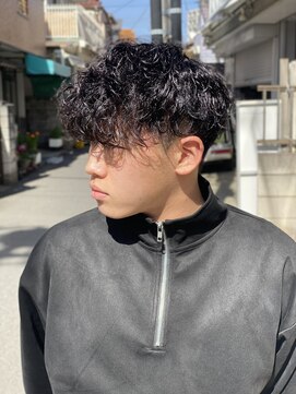 スウェル 船橋店(Swell) ウルフ/アッシュブラック/カルマパーマ/ベリーショート/船橋