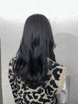 ロイド(Royd.)&nbsp;ネイビーブルーブルーブラックグレージュカラー韓国風ヘア