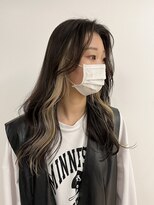 サラ 天神大名店(SARA) 【インナーカラー】インナーベージュ/ホワイトベージュ