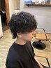 【学割U24】女子ウケNo.1☆波巻きパーマ + メンズカット  ￥13200～