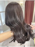 ★透明感艶髪小顔ロングレイヤーカット韓国風くびれヘア新宿