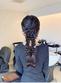 【ヘアセット」】ツインアレンジ