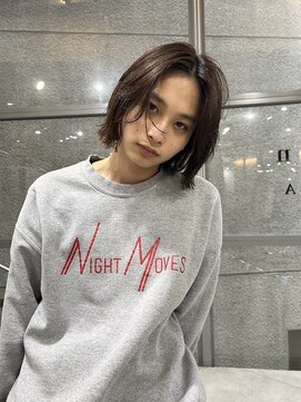 メゾンアクア 表参道(Maison ACQUA) =メンズボブ/スパイキーショート/ニュアンスパーマ／MEN’S HAIR