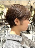 【LA'BO三浦】暖色丸みショート