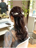 ゆるふわハーフアップ【京都/ヘアセット】