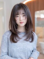 20代30代大人かわいい/レイヤーカット/フェイスレイヤー/前髪