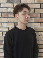 アクトスタイリッシュヘアー 知立(Act stylish hair)&nbsp;メンズショートアップバングツイストパーマ刈り上げ
