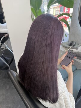 コアブラン 原宿 明治神宮前(CORE blanc) ラベンダーカラー/ダブルカラー/ブリーチ