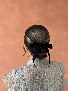 ヘアセット専門サロン by OKINAWA WATABE WEDDING 北谷店 タイトシニヨン
