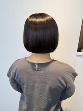 マル 日立(maru.) 酸性ストレート　髪質改善　ツヤ髪　ミニボブ