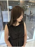 【透明感抜群！イルミナカラー】オリーブベージュ