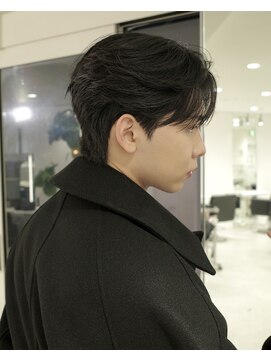 ノーム(NORME) スパイキーセンターパート/ワンホンメンズヘア/20代30代