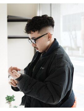 タイドヘアー 高槻2号店(TIDE HAIR) フェードショートパーマ