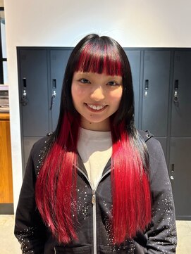 キャンバス 川崎(canvas.) インナーカラー/レッドカラー