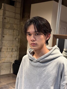 ブチメンズヘア(Buchi MEN'S HAIR) ニュアンスシースルーセンターパート