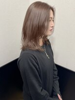 ラグナ(LAGUNA)&nbsp;ミルクティーベージュ/ケアブリーチ/ミディアムレイヤー