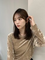 ボタン コロン 表参道 原宿(VOTAN COLON) オリーブブラウン/レイヤーカット/透明感カラー/韓国ヘア