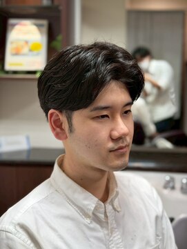 ケースタイル ヘアスタジオ 神保町店(K STYLE HAIR STUDIO) フェザーパーマ/メンズパーマ/束感/ツーブロック/理容室
