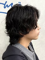 ローム 北花田店(Rome)&nbsp;フェザーパーマ/センターパート/スウィングショート