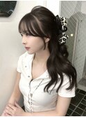 顔周りカット/グレージュブラウン/レイヤーカット