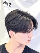 メンズヘアセンス 渋谷(MEN'S HAIR SENSE)&nbsp;ニュアンスパーマ/センターパート/メンズ/眉毛/フェザーパーマ