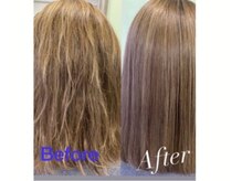サロン ド バカラ(salon de vacala)の雰囲気（酸性縮毛矯正×髪質改善で徐々に自然なストレートツヤ髪に、、）