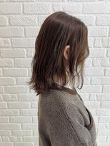 インデックスヘアーユー 錦糸町店(in'dex hair - U)&nbsp;錦糸町×ミルクティーベージュ 透明感ミルクティーベージュボブ