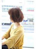 横から見たスタイルが綺麗なボブ