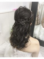 ヘアアンドケア エジェリラボ(hair&care egerie lab)&nbsp;大人気アレンジ★ゆるふわハーフアップ★【ヘアセット　高崎】