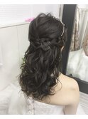 大人気アレンジ★ゆるふわハーフアップ★【ヘアセット 高崎】
