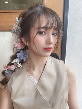 スヴァーゴ ヘアー svago hair 編みおろしアレンジ