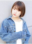 ワンカールボブ__耳かけウェーブパーマフォギーベージュ_37229