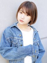 アイティー バイ アルバム 中野店(IT by ALBUM) ワンカールボブ__耳かけウェーブパーマフォギーベージュ_37229