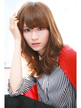 クロワ(croix) フリンジバング×大人可愛い☆セミディ