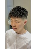 スキンフェードハードパーマ